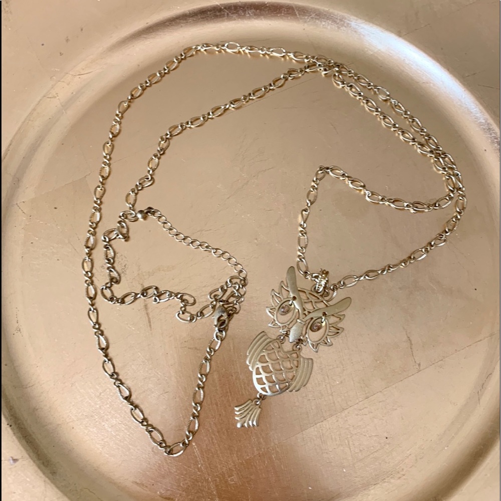 VINTAGE⚜️Owl Sweater Necklace